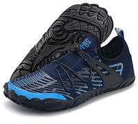 Aqua Speed SALMO modische Aqua Schuhe + Mesh Beutel | Profilsohle | Salmo - Navy/Blau | Gr.: 45