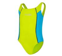 Aqua Speed Schwimmanzug Mädchen | Rückenfrei Badeanzug Kinder | Kids Girls Swimming Costume | Sportbadeanzug UV-Schutz | für Schwimmunterricht | Gr. 116 cm | hellgrün - Turquoise 82 | Luna