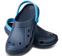 Aqua Speed Set - Badelatschen I Clogs LORA Damen und Herren + Mikrofaserhandtuch Gr. 36-46, Farbe:Navy/Blue, Größe:39