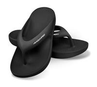 Aqua Speed Set - Badelatschen Malaga Kinder, Damen, Herren + Mikrofaserhandtuch Gr. 36-46, Farbe:Malaga - schwarz 07, Größe:43