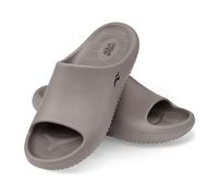 Aqua Speed Set - Badelatschen Toledo Kinder, Damen, Herren + Mikrofaserhandtuch Gr. 36-46, Farbe:Toledo - grau - 05, Größe:43