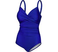 Aqua Speed Vivian Badeanzug für Damen | Bademode Bauchweg | Badebekleidung Frauen | Damenbadeanzug einteilig elegant | Frauenbadeanzug Einteiler | One Piece Swimsuit - Blau - Gr 44