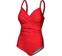 Aqua Speed Vivian Badeanzug für Damen | Bademode Bauchweg | Badebekleidung Frauen | Damenbadeanzug einteilig elegant | Frauenbadeanzug Einteiler | One Piece Swimsuit - Rot - Gr 38