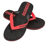 Aqua Speed Zehenstegsandale Herren - Sandals Men - Männer Badesandalen - Badeschlappen Sauna - gelbe Badeschuhe Zehentrenner rutschfest - Schwimmbad - Baden - Gelb, Gr. 45 - Faro