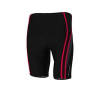Aqua Sphere Berkley Herren-Badehose mit Beinen, Herren, Berkley, schwarz/rot