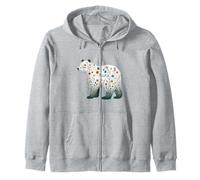 Aquarell Floral Bear Loving Mother Design Kapuzenjacke