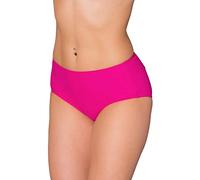 Aquarti Bikinihose Damen mit Mittelhohem Bund - Klassische Bikinihosen für Damen in Unifarben, Farbe: Pink, Größe: 38
