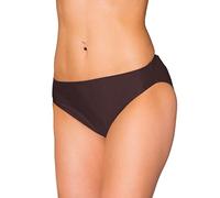 Bikini-Hose AQUARTI "Bikinihose Aquarti Damen Bikini Hose mit mittelhohem Bund", Damen, Gr. 40, N-Gr, braun, Obermaterial: 80% Polyamid PA. 20% Elasthan EL., Badehosen Bikini-Hose (39513258-40) braun