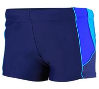 Aquarti Herren Badehose Kurz mit Kontrastpaspel, Farbe: 07 Dunkelblau/Blau/Hellblau, Größe: XXL