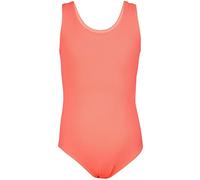 Aquarti Mädchen Badeanzug mit Ringerrücken - Sport Badeanzug Mädchen, Chlorresistent, Farbe: Jacquard Punkte Orange, Größe: 158