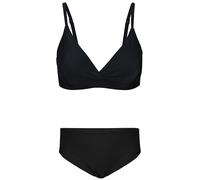 Aquarti Mädchen Bikini Set Bustier Bikinislip Zweiteiliger Badeanzug, Farbe: 039 Schwarz, Größe: 158