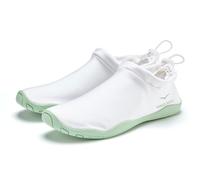 Aquaschuh VENICE BEACH "Badelatsche, Badeschuhe, Badeschlappe, Wasserschuh, leichter Slipper", Damen, Gr. 45, grün (weiß, mintgrün), Obermaterial: 80% Neopren, 20% Textilmaterial. Decksohle: 100% Text