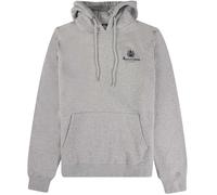 Aquascutum Active - Grauer Kapuzenpullover mit kleinem Logo 2XL
