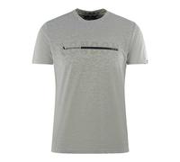 Aquascutum Herren London 1851 Split Logo T-Shirt (Grau) M