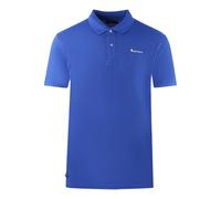Aquascutum Markenlogo Einfarbig Königsblau Polo-Shirt M
