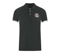 Aquascutum Unisex Erwachsenen Logo Kragen Polo-Shirt (Schwarz) M