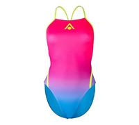 essentials diamond back damen badeanzug pink blau