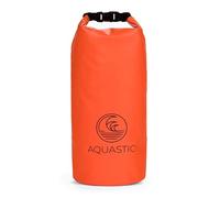 AQUASTIC Dry Bag 20L wasserdicht Taschen mit Rucksackfunktion Roll Top Verschluss 62 hohe resistent gegen Wasser und mechanische Beschädigungen ideal für Boot, Kajak, Schwimmen, Camping, Orange