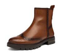 Stiefelette ARA "Ara Stiefelette Leder", Damen, Gr. 39, cognac, Leder, Schuhe Stiefelette (81757620-39) cognac