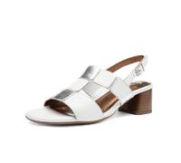 ara Riva Sandale weiß silber für Damen, weiß, Größe 42 EU / 8 UK