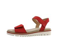 Riemchensandale ARA "KENT", Damen, Gr. 36, rot, Schuhe Riemchensandale, Keilsandalette, Sommerschuh mit High Soft-Funktion, G-Weite (48826051-36) rot