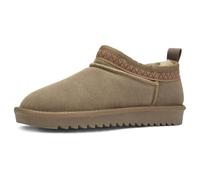 Hausschuh ARA "Ara Hausschuhe Veloursleder", Damen, Gr. 39, grau (taupe), Veloursleder, casual, Schuhe (52142340-39) taupe