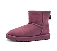 Winterboots ARA "Alaska", Damen, Gr. 36, lila (beere), Veloursleder, Lammfell, unifarben, sportlich, Schuhe, Winterboots, Stiefel in bequemer Weite G (=weit) (87349620-36) beere