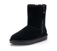 Stiefelette ARA "Ara Stiefelette Veloursleder", Damen, Gr. 38, schwarz, Veloursleder, casual, Schuhe (56986816-38) schwarz