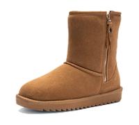 Stiefelette ARA "Ara Stiefelette Veloursleder/Textil", Damen, Gr. 40, braun (hellbraun), Veloursleder, Textil, casual, Schuhe (91019069-40) hellbraun