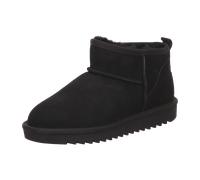 Ara Stiefelette Alaska – Veloursleder/Textil, Warmfutter, Schwarz – Größe 42 EU Weit