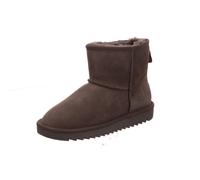 ara Stiefelette Veloursleder Grau Warmfutter
