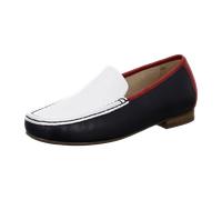 ara Damen Atlanta Mokassin, BLAU,Weiss,Flamme, 40 EU