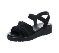 ara Sandalen Veloursleder Schwarz - 38