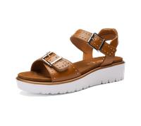 ara Bilbao Sandalette cognac für Damen, braun, Größe 43 EU