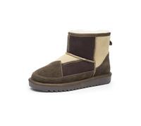 Schlupfboots ARA "Alaska", Damen, Gr. 40, sand, cacao, sesam, Lammfell, Veloursleder, Schuhe, Winterboots zum Schlupfen in bequemer Weite G (=weit) (93199335-40) sand, cacao, sesam