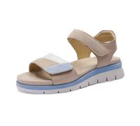 ara Cambridge Sandale beige blau für Damen, beige, Größe 42 EU