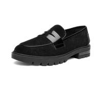 ara Cambridge Slipper schwarz Velour Loafer 12-11229 für Damen, schwarz, Größe 39 EU / 6 UK