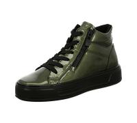 ara Canbarra Schuhe Plateau Mid-Sneaker grün metallic Lack für Damen, grün, Größe 39 EU / 6 UK