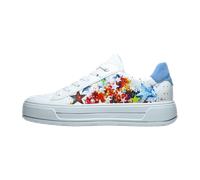 ara Canberra Plateau Schuhe weiß bunt Sterne 12-23003 für Damen, weiß, Größe 38 ½ EU / 5,5 UK