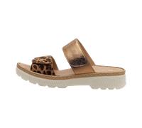 ara Capri Pantolette natur whisky für Damen, animal, Größe 43 EU