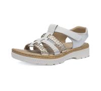 ara Capri Sandalette weiss platin für Damen, weiß, Größe 42 EU