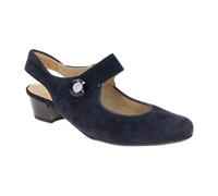 ara Catania Sling Pumps dunkelblau Velour 12-63613 für Damen, blau, Größe 35 EU / 2,5 UK