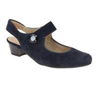 ARA Catania Sling Pumps dunkelblau Velour 12-63613 - Größe 35,5