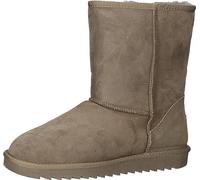 ara Stiefelette Veloursleder Taupe Warmfutter