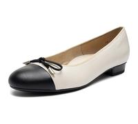 ara Damen BARI Ballerinas, SCHWARZ,Cream, 37.5 EU Schmal