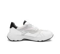 ara Damen Boston Sneaker, Weiss,Dusty,SCHWARZ, 38 EU Weit