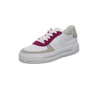 ara Damen Canberra Sneaker, Shell,Weiss,PINK, 41.5 EU Weit