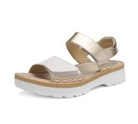 ara Capri Sandalette beige weiß für Damen, gold, Größe 42 EU
