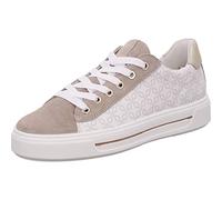 ara Damen Courtyard Sneaker, Sand,Platin, 36.5 EU Weit