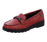 ARA Damen Dallas Mokassin, ROT , 37.5 EU Weit